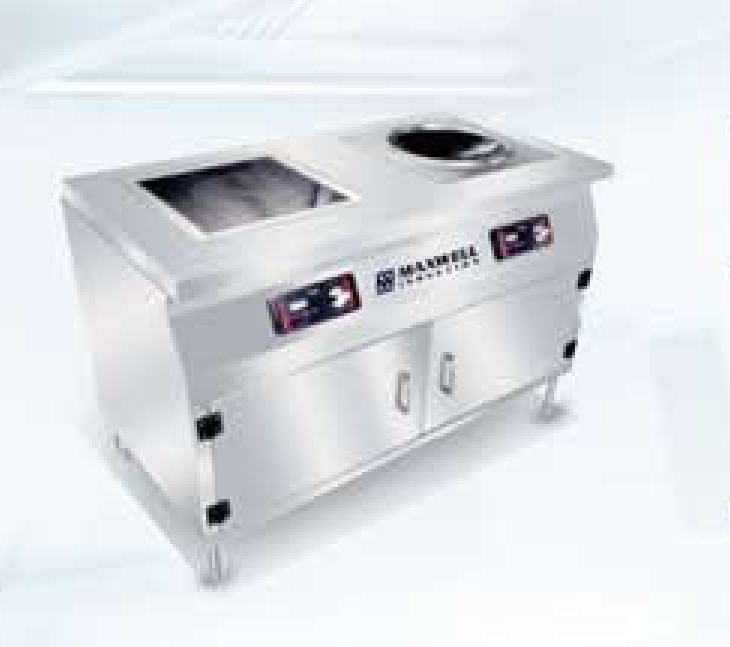 Dual Zone Burner Range - Commercial Induction Equipment
