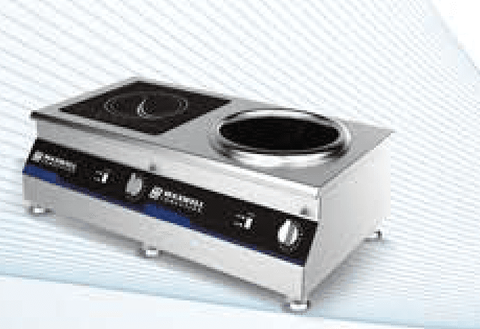 Induction Tabletop Dual Zone Cooktop / Wok - Maxwell Commercial Induction Equipment