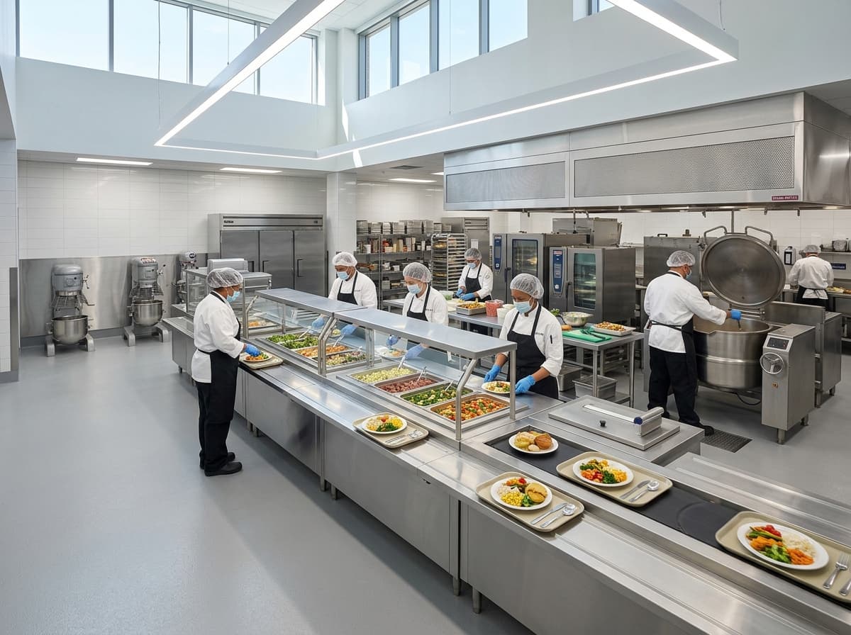 Institutions (Educational & Corporate) Commercial Induction Kitchen Installation